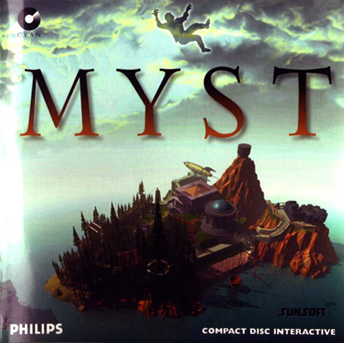Myst box art for CD-i